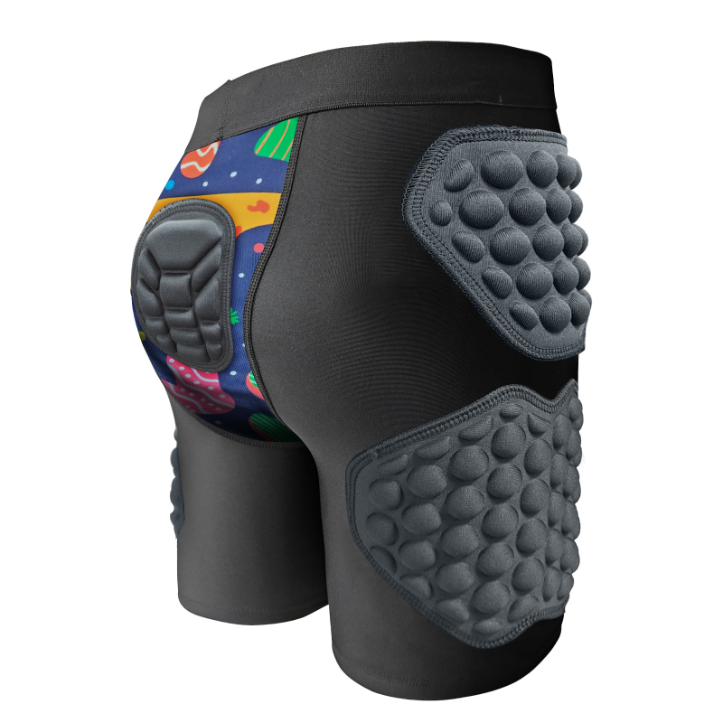 Dječje zaštitne sportske hlače s uzorkom ćelija, prozračne, tijesne, za nogomet, košarku i odbojku (Materijal: poliester; Zaštitni dijelovi: Drugo; Namijenjeno: Djeca; Sportovi: Nogomet, Košarka, Odbojka)