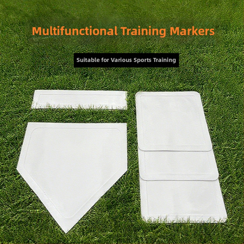 MAICCA Beisbola bāzu komplekts – biezinātas bāzes vāciņi, Pitcher Plate un Home Plate, piecu daļu softball komplekts ar pielāgotu logotipu