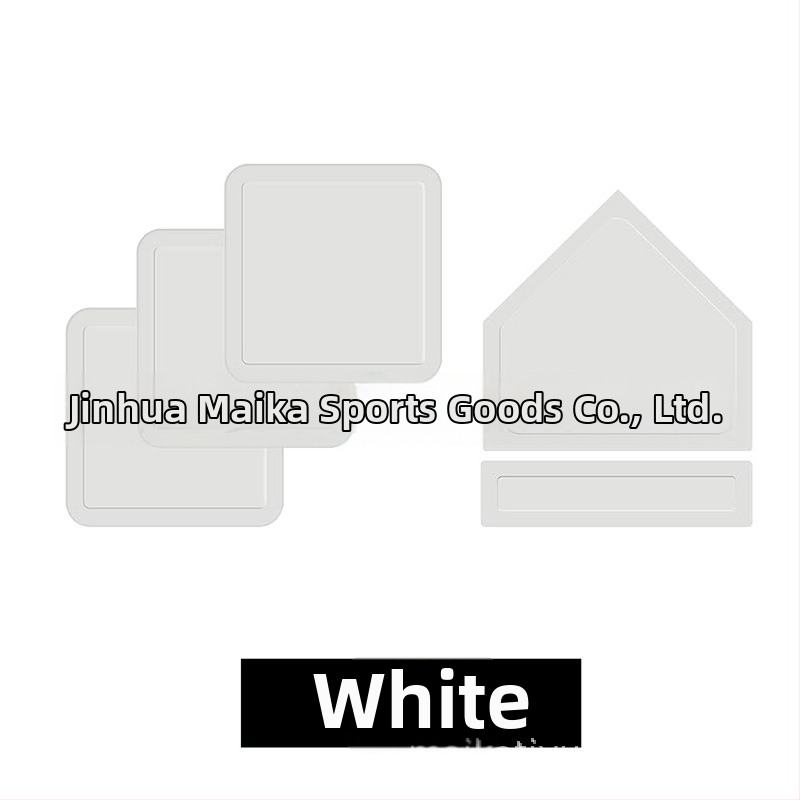 MAICCA Beisbola bāzu komplekts – biezinātas bāzes vāciņi, Pitcher Plate un Home Plate, piecu daļu softball komplekts ar pielāgotu logotipu