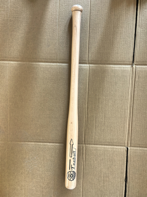 Baseballütő faanyagból – tömör fa, logónyomtatás elérhető, testreszabható, OEM márka
