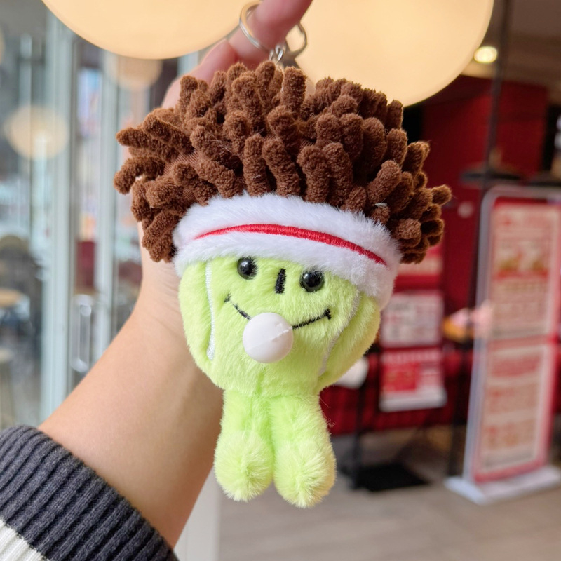 Plišani privjesak u obliku teniske lopte, lutka pliša s kratkim plišom i PP pamuk punjenjem, za uzrast 14+