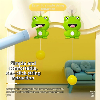 Bērnu galda tenisa treneris – pakarināms iekšējā interaktīvā rotaļa koordinācijai starp vecākiem un bērniem un redzes trenējumam; Materiāls: zīda zieds