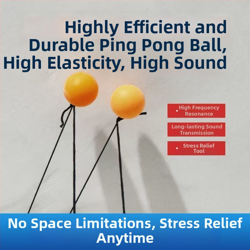 Galda tenisa bumba – ar augstu elastību, materiāls: zīda zieds, bez logotipa