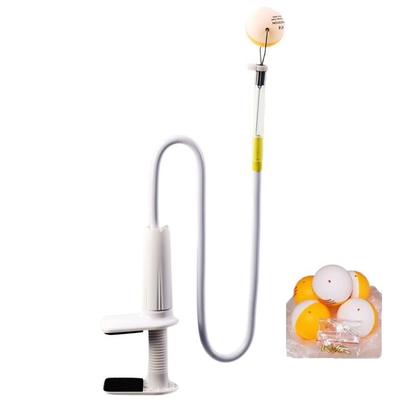 Galda tenisa trenēšanas ierīce ar skavu – ABS plastmasa, zīmols Unique, profesionāla apmācība un mājas izklaide