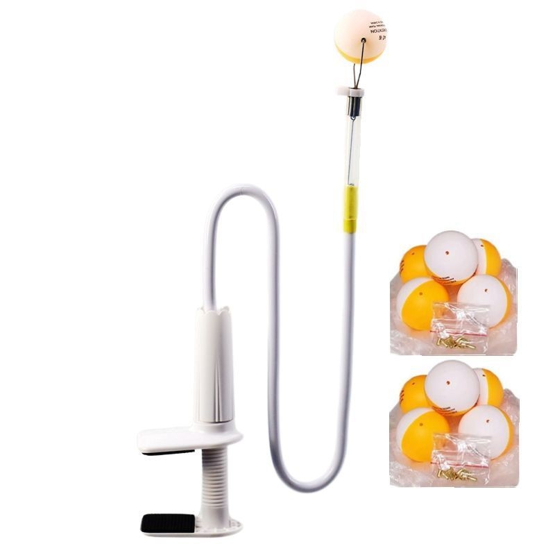 Galda tenisa trenēšanas ierīce ar skavu – ABS plastmasa, zīmols Unique, profesionāla apmācība un mājas izklaide