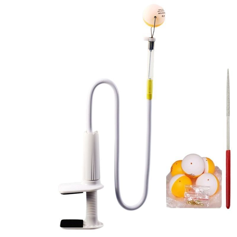 Galda tenisa trenēšanas ierīce ar skavu – ABS plastmasa, zīmols Unique, profesionāla apmācība un mājas izklaide