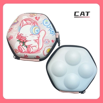 Cietā korpusa pingpong bumbiņu kārba, 4 bumbu komplekts, pārnēsājama un stilīga, PP materiāls.