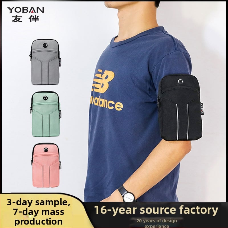 Uniszex sportos karos táska Oxford anyagból, vízálló, fényvisszaverő, ultra könnyű és kopásálló, kültéri sportokra