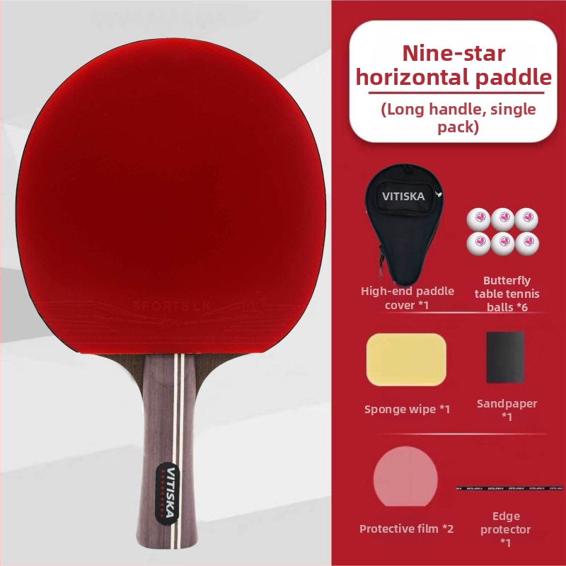 Lauatennise reket – süsinikkiust alus, positiivse liimiga kumm, bränd Fenzhi, kohandamata