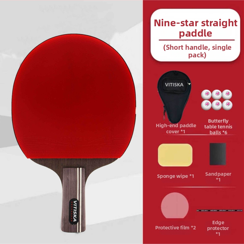 Lauatennise reket – süsinikkiust alus, positiivse liimiga kumm, bränd Fenzhi, kohandamata