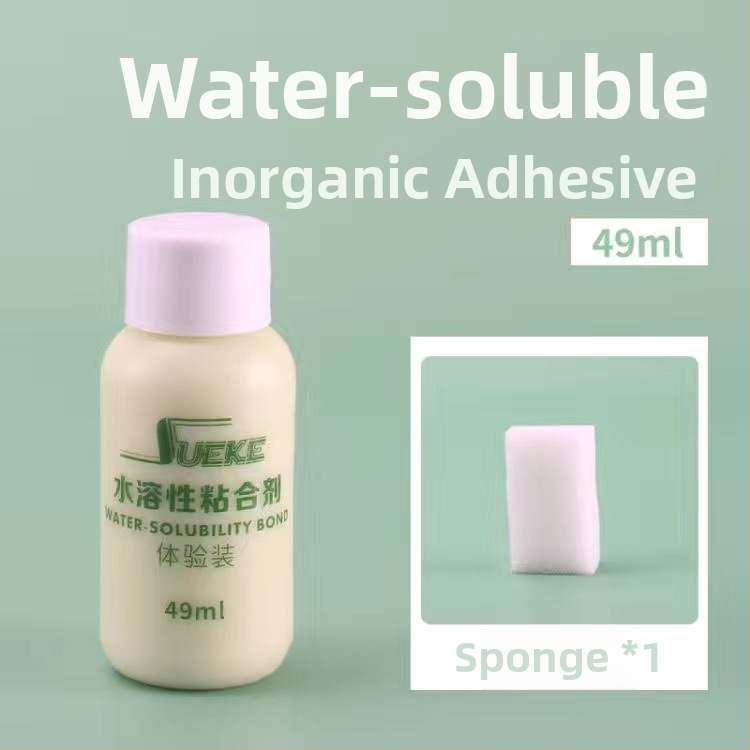 Suke druga generacija vodotopivo anorgansko ljepilo za stolni tenis, ljepilo za gume, 100 ml, s spužvicom za čišćenje
