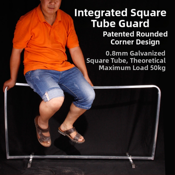 Stolnotenis laukuma margu panelis ar integrētu noņemamu starpsienu, galvanizēta caurule, Oxford audums