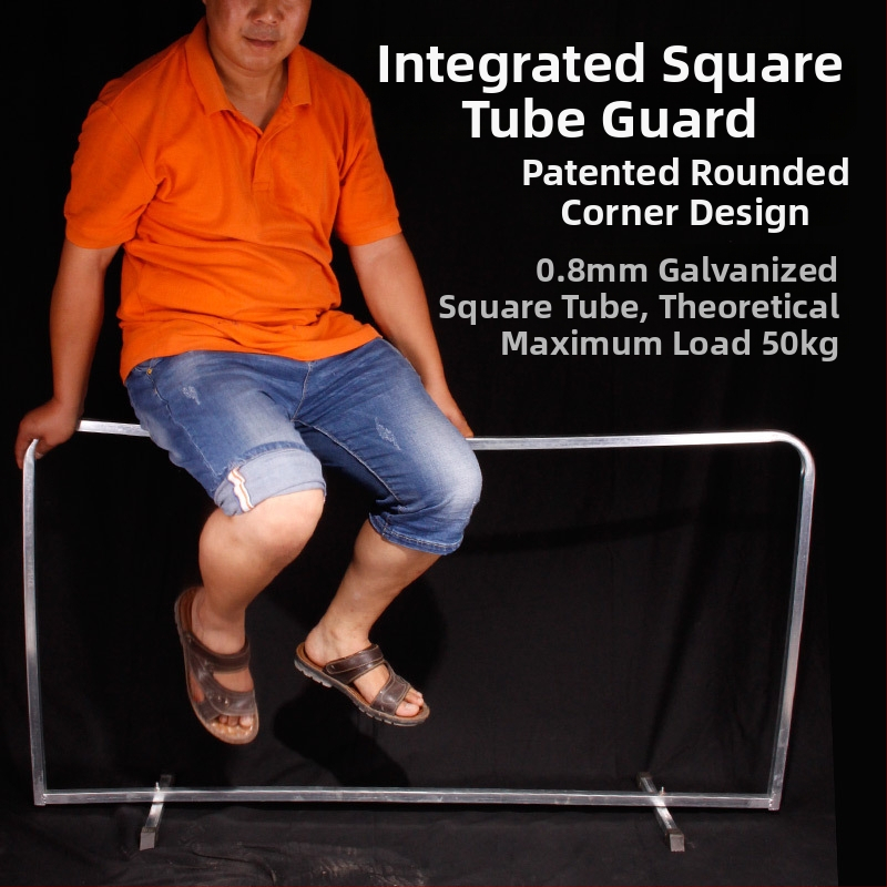 Stolnotenis laukuma margu panelis ar integrētu noņemamu starpsienu, galvanizēta caurule, Oxford audums