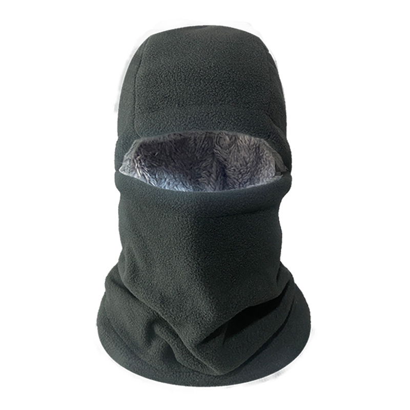 Колоездачна маска с шапка и шал за врата – подплатена с флис, ветроустойчива, защита за ушите, Mujees