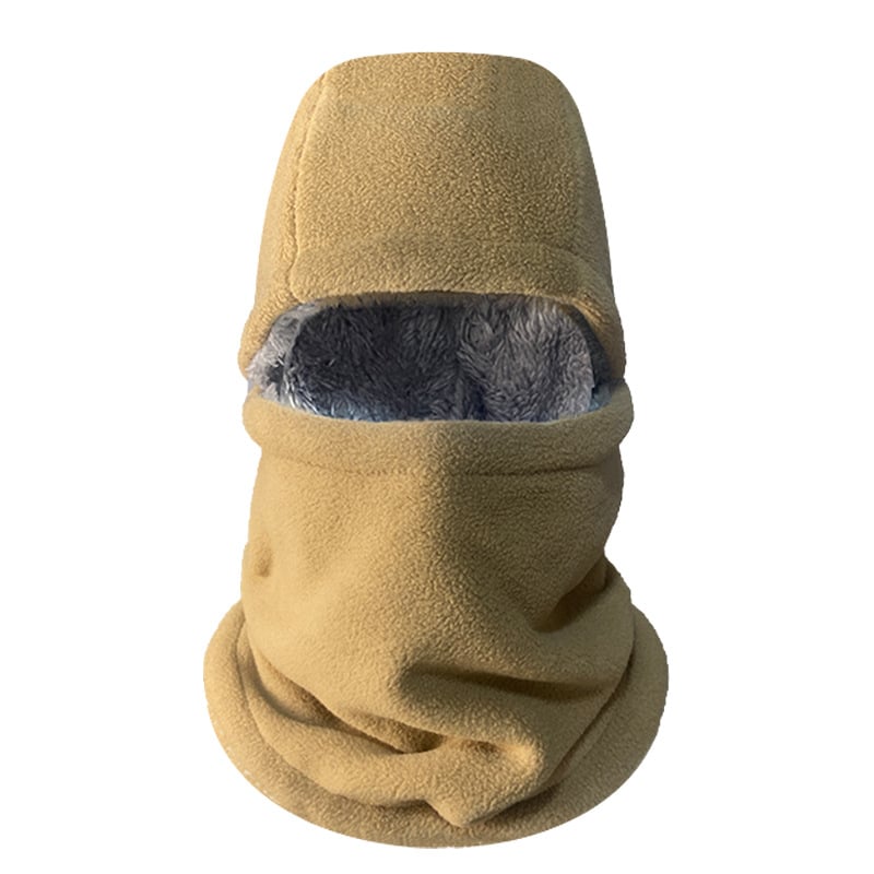 Колоездачна маска с шапка и шал за врата – подплатена с флис, ветроустойчива, защита за ушите, Mujees