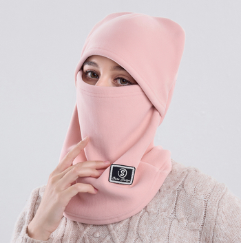 Маска за колоездене Mingqian – термална флис маска, унисекс, полиестер, защита от вятър и студ