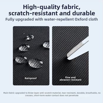 Boca badminton reketes soma ar plecu siksnu, ūdensizturīgs Oxford audums, trīs slāņu biezināta konstrukcija, piemērota badmintonam/tenisam