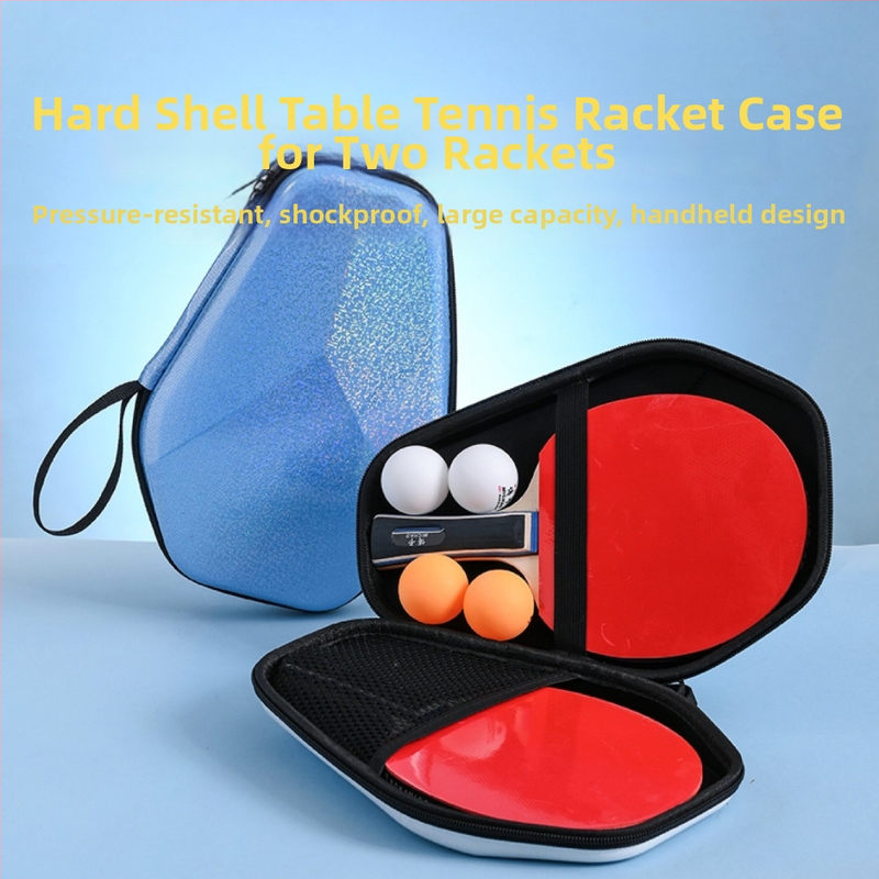 Galda tenisa raketes soma ar cieta diamanta-sešstūra formu, EVA materiāls, XC zīmols, personalizācija un logotipa drukāšana