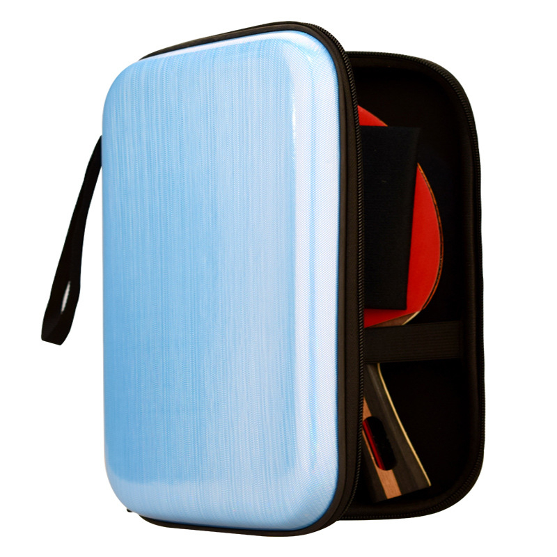 Galda tenisa raketes cieta korpusa soma divām raketēm, pārnēsājama, izturīga pret kritieniem, liela ietilpība, pielāgošana pieejama