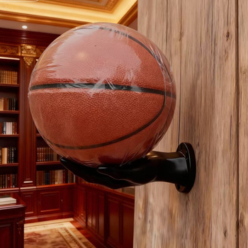 Стойка за баскетбол и футбол – винилова поставка за дисплей със стилизирана дясна ръка, възможност за печат на лого