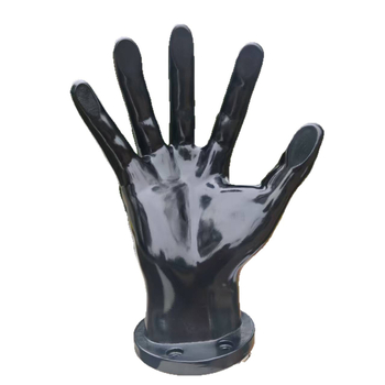 Стойка за баскетбол и футбол – винилова поставка за дисплей със стилизирана дясна ръка, възможност за печат на лого