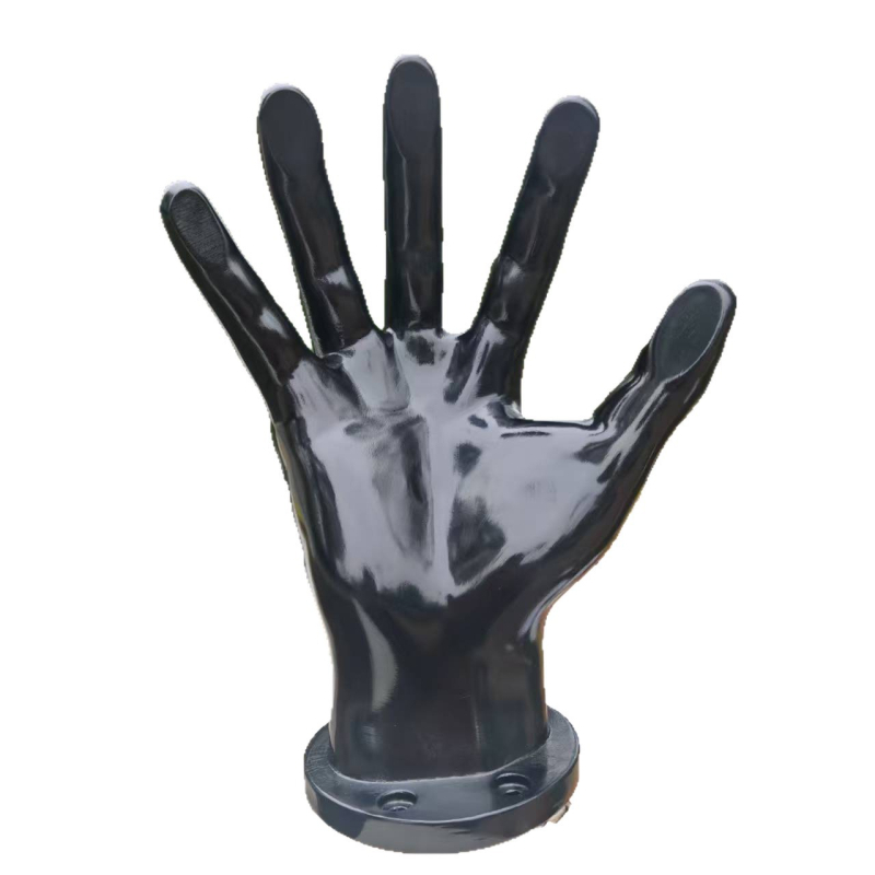 Стойка за баскетбол и футбол – винилова поставка за дисплей със стилизирана дясна ръка, възможност за печат на лого