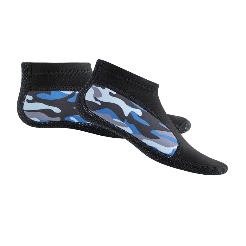 Κάλτσες κατάδυσης από neoprene 3mm με καμουφλάζ, αντιολισθητικές, ανθεκτικές, YAlisi