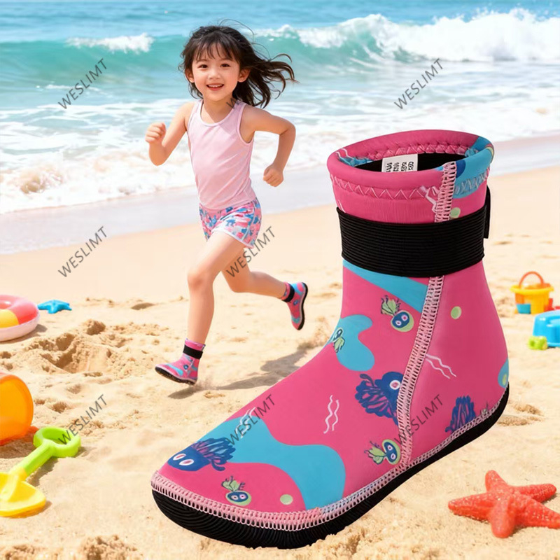 3 mm dječje neopren kupaće čarape za plažu s protukliznim đonom, za ronjenje, zimsko plivanje i snorkeling