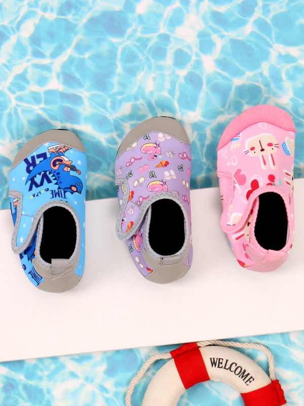 Vodeni cipele za plažu i plivanje – Velcro zatvarač, gornji dio od Lycra, TPR potplat, niski dizajn, brzo se suše