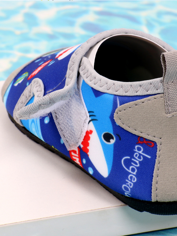 Vodeni cipele za plažu i plivanje – Velcro zatvarač, gornji dio od Lycra, TPR potplat, niski dizajn, brzo se suše