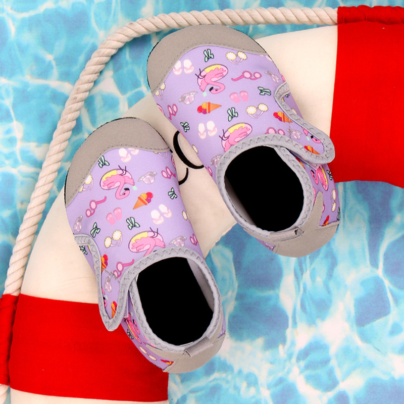 Vodeni cipele za plažu i plivanje – Velcro zatvarač, gornji dio od Lycra, TPR potplat, niski dizajn, brzo se suše