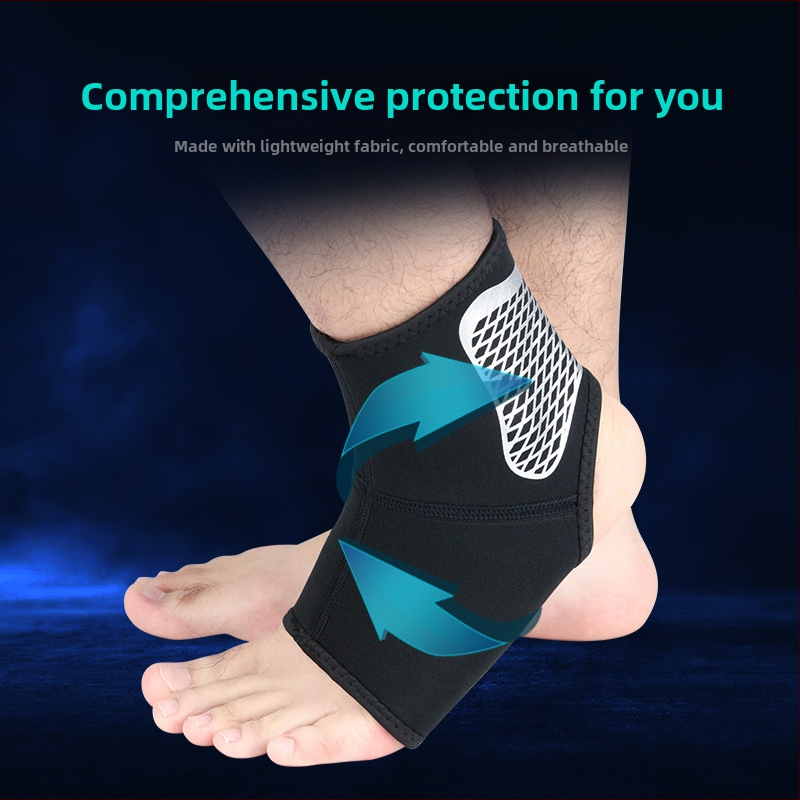 Neoprēna potītes aizsargs – elpojošs, izturīgs pret triecieniem, atbalstošs, universāls pielāgojums, modelis HH005