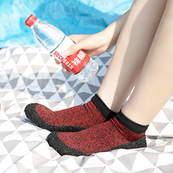 Мъжки плажни обувки за всички сезони с дишаща мрежеста горна част, гумена подметка и антихлъзгаща подметка, плосък ток.