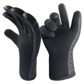 OMZHST mănuși de scufundări din nailon, 3–5 mm, anti-alunecare, rezistente la uzură pentru înot de iarnă