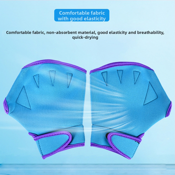 Mănuși de înot cu degete web pentru adulți și copii – cauciuc sintetic, textură în relief pe palme