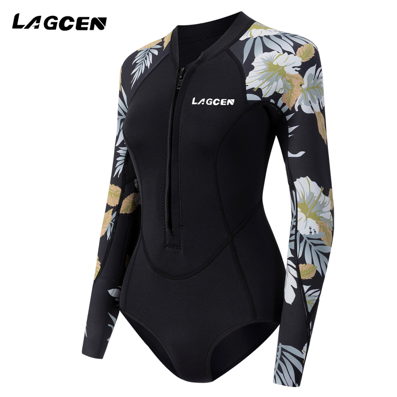 Ženski 3mm neoprenski wetsuit s motivom meduze, zadržava toplinu, materijal: neoprén + najlon, za ronjenje i snorkeling