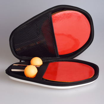 Galda tenisa nūju soma, diamanta formas, cieta korpusa, EVA materiāls, liels ietilpīgums, der divām nūjām