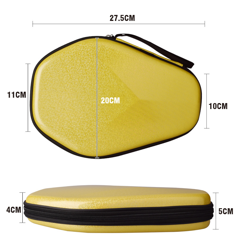 Galda tenisa nūju soma, diamanta formas, cieta korpusa, EVA materiāls, liels ietilpīgums, der divām nūjām