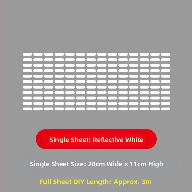 Dekoratiivsed kleebised elektrilistele sõidukitele – veekindlad, helkivad punktlõikega kleepsud autodele ja mootorratastele; Bränd: Unique; Materjal: Muu