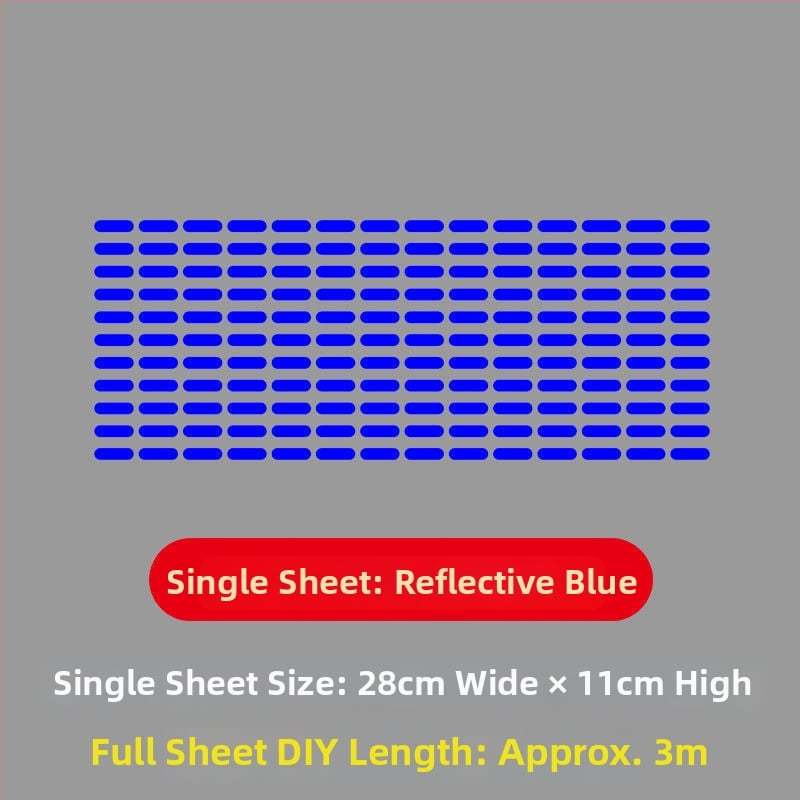 Dekoratiivsed kleebised elektrilistele sõidukitele – veekindlad, helkivad punktlõikega kleepsud autodele ja mootorratastele; Bränd: Unique; Materjal: Muu