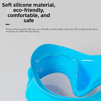 Set de snorkeling din trei piese pentru adulți și copii: mască de scufundare din silicon, snorkel uscat și înotătoare