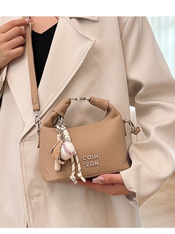 PU kožna crossbody torba, gradski jednostavan stil, vodoravni kvadratni oblik, zatvaranje zipom, unutarnji džep sa zipom