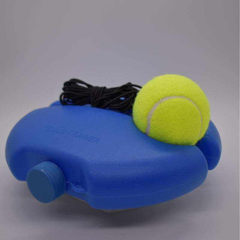 Teniski trenažni temelj s elastičnim užetom za odskok, PE materijal, pogodan za stolni tenis i badminton