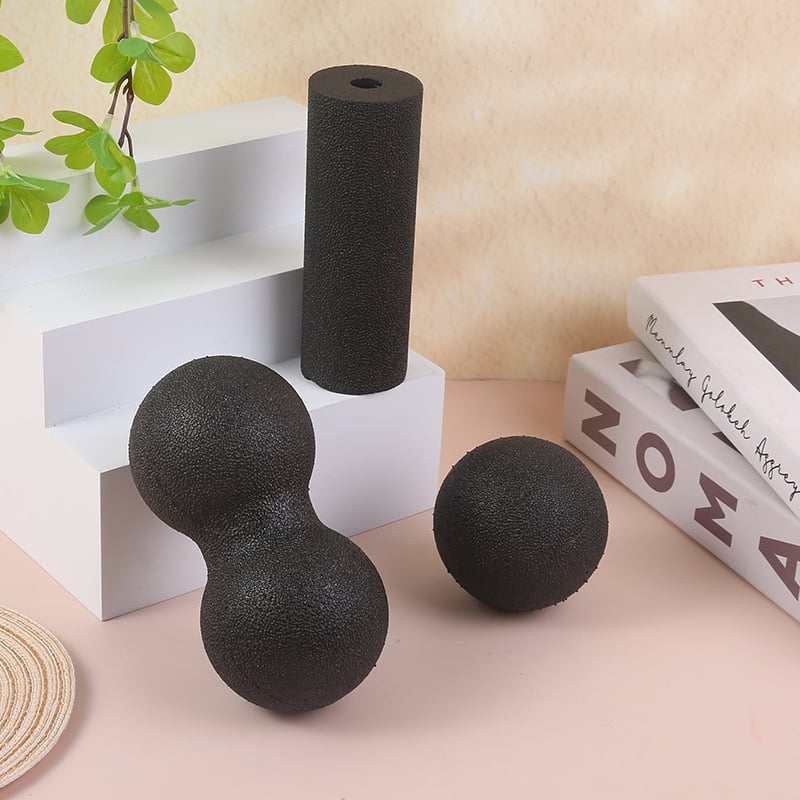 3-dijelni set EPP fasci masažnih kuglica za jogu i fitness; materijal: EPP; težina: 60 g; ne napuhuju se