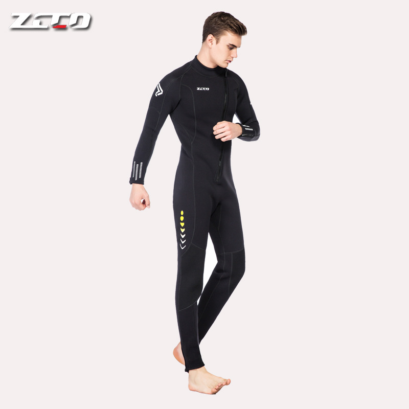 ZCCO 3mm neoprenski puni wetsuit unisex, dugi rukav, za ronjenje, snorkeling i zimsko plivanje