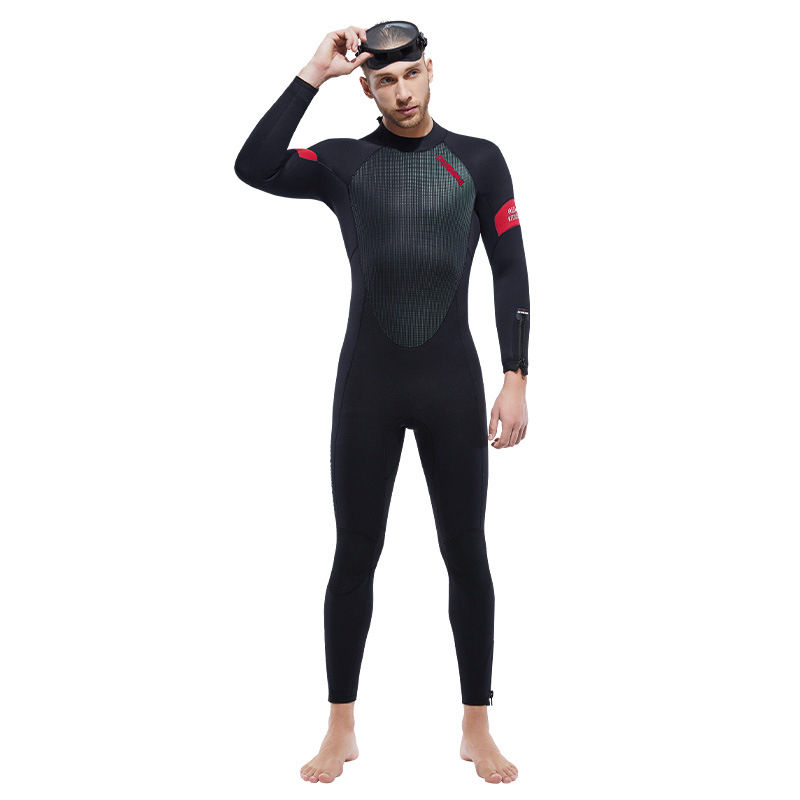DIVE&SAIL 5 mm topla neopren jednodelna potapacka odjeca s dugim rukavima, unisex odrasli, 90% neopren + 10% najlon