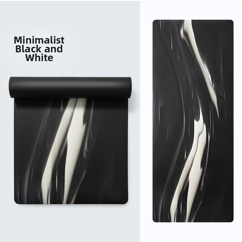 Joga kilimėlis iš velūro — dryžiai, storis 8 mm (Medžiaga: velūras; Raštas: dryžiai; Storis: 8 mm)