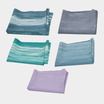 Jogos kilimėlis iš natūralios gumos, dvipusis neslidus, 1,5 mm storio, sulankstomas ir nešiojamas