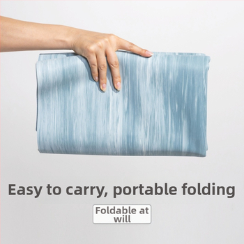 Jogos kilimėlis iš natūralios gumos, dvipusis neslidus, 1,5 mm storio, sulankstomas ir nešiojamas