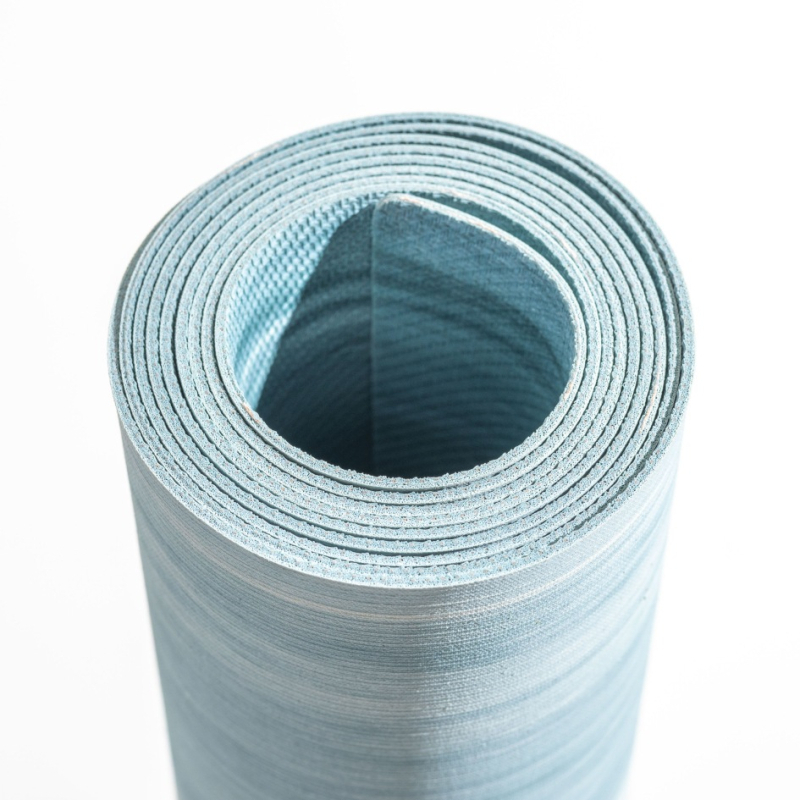 Jogos kilimėlis iš natūralios gumos, dvipusis neslidus, 1,5 mm storio, sulankstomas ir nešiojamas